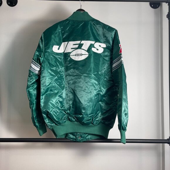 Starter New York Jets satin jacket size M - Picture 2 of 3